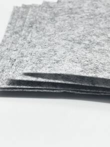 20pcs 13x13cm Grey Felt Fabric Sheets, Suitable For Crafts, DIY Projects, Model Making And Educational Supplies - Felt Cloth - View 5
