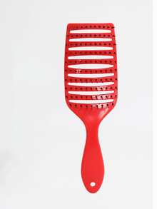 Fluffy Crown Top Large Curved Comb, Hair Straightening Comb, Home Use Hair Scalp Massage Comb, Hollow Out Comb, Anti-Static Styling Hair Comb, Curly Hair Large Curved Comb - A - View 8