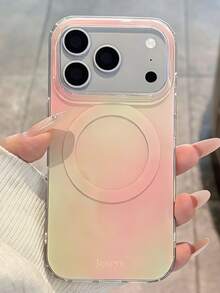 Ombre hồng và xanh lá cây