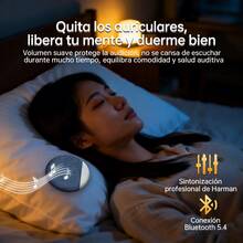 Altavoz de ruido blanco portátil, altavoz de almohada con conexión Bluetooth, reproduce música y sonidos naturales, ideal para viajes, oficina y dormitorio. - Ver 3