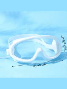 1pc Swimming Goggles, Ultra-Clear Vision Anti-Fog, Adult Swimming Goggles Suitable For Various Swimming Activities - Multicolor - View 6