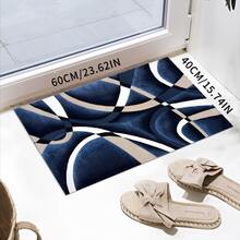 1pc Modern Geometric Area Rug, Black And Red Fashionable Home Decor Carpet, Abstract Art Pattern Floor Mat, Living Room Bedroom Rug, Entryway Doormat Christmas Decor Kitchen Rug - Multicolor - View 30