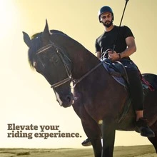 Látigo de equitación de cuero PU de 16 pulgadas, exquisito regalo festivo, látigo de equitación antideslizante - Tipo A - Ver 7