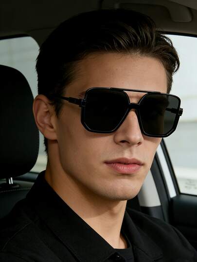 Yeni Kare Retro Kişiselleştirilmiş Moda Gözlükler, Unisex PC Çerçeve, Sokak Fotoğrafçılığı, Sürüş, Tatil, Plaj, Seyahat, Moda Kıyafetler, Günlük Rahat Kullanım İçin Uygundur