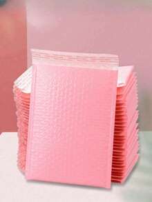 10/20/40 Pink Bubble Mailing Bags, 4x8 Inches, Padded Polyethylene Bubble Envelopes, Opaque Self-Sealing Waterproof Luxury Shipping Bags, Suitable For Jewelry Packaging Bags, Padded Envelopes, Mailing Envelopes, Shipping Supplies - View 9
