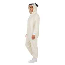 Adult Pug Hooded Kigurumi Pajama Suit - Beige - View 6