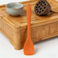 Bộ thìa silicon liền mạch, chịu nhiệt, chống dính, dụng cụ nhà bếp – Thìa dẻo dùng để nướng, trộn, nấu nướng, dụng cụ rửa chén, bộ 2/4/6 chiếc (Xanh dương/Cam/Đỏ/Hồng/Xanh lá cây) - Xem 7