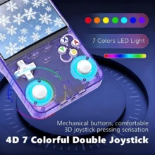 New R36S Handheld Gaming Console, 128GB Large Capacity Storage, Red/Blue Console, Three Colors Available, Perfect For Gaming Enthusiasts, Best Men's Birthday Gift Set, Halloween Gift, Christmas Gift - Xem 5