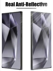 kamyuurs NNBILI 2片装高清防震钢化玻璃手机屏幕保护膜，兼容三星Galaxy S系列，支持0.2秒指纹解锁，兼容Galaxy S26 Ultra/S26/S26+/S25 Ultra/S25+/S25/S24 Ultra/24 Plus/24/23/22/21。高清钢化玻璃全覆盖，防指纹、防摔、防刮花、无气泡。兼容手机壳，生日礼物、周年纪念礼物。 - 無色 - 查看 3