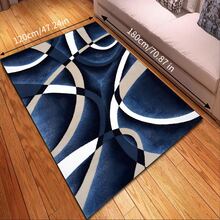 1pc Modern Geometric Area Rug, Black And Red Fashionable Home Decor Carpet, Abstract Art Pattern Floor Mat, Living Room Bedroom Rug, Entryway Doormat Christmas Decor Kitchen Rug - Multicolor - View 39