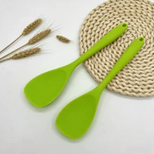 [2/4/6 piezas] Juego de espátulas de silicona suave, espátula multiusos para cocinar, rasqueta, utensilios de cocina resistentes al calor para sartenes antiadherentes, diseño sin costuras, apto para lavavajillas (azul/naranja/rojo/rosa/verde) - Ver 18