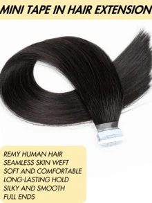 Extensiones de cabello humano - Multicolor - Ver 4