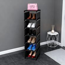 Multi-Tier Shoe Rack, Space-Saving Corner Shelf, Stackable, Adjustable Shelves - Multicolor - View 3