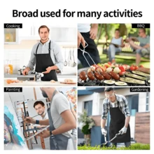 1pc Customizable Apron, Blue Striped, Can Customize Any Text Or Name - Durable Polyester, Suitable For Father's Day, Mother's Day, Halloween, Christmas, Christmas Eve, Valentine's Day, Birthday, Special Occasion, Thanksgiving, Easter, April Fool's Day, Carnival, Independence Day - Multicolor - View 7