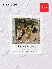 1-12 Pcs Custom Wine Bottle Labels Suitable For Weddings, Bridal Showers, Newlyweds, Couples, Special Events, And Holiday Parties. Waterproof Personalized Text Stickers; Can Be Used As Bridesmaid Champagne Labels, Bridesmaid Wedding Party Invitation Labels, And The Mini Version Can Also Be Used As A Creative Bridesmaid Gift Box. - Multicolor 1 - View 25