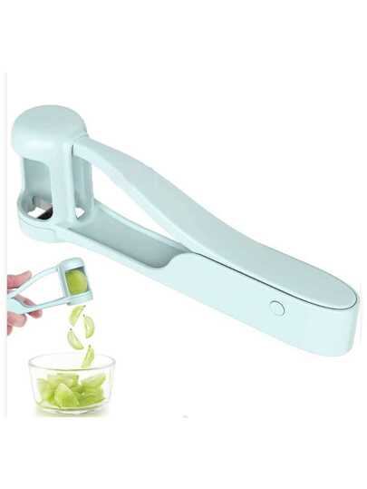 1 pieza Cortador de uvas, puede cortar uvas, cerezas, tomates, fresas en cuartos, para ensalada de verduras y frutas, decoración de pasteles, herramienta de cocina de acero inoxidable cortador de frutas