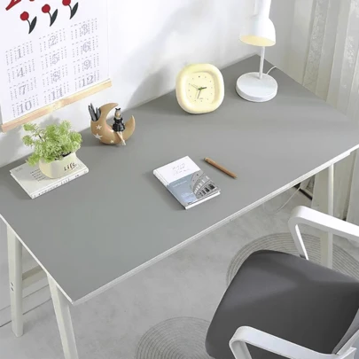 1 pieza Alfombrilla de escritorio multiusos impermeable, resistente al aceite, resistente a las manchas, resistente al desgaste y sin necesidad de lavado, adecuada para mesa de comedor, escritorio de oficina, alfombrilla de ratón extra grande, escritorio para portátil, escritorio de manicura, mesa de café, tocador, se adapta a varios tamaños de escritorio