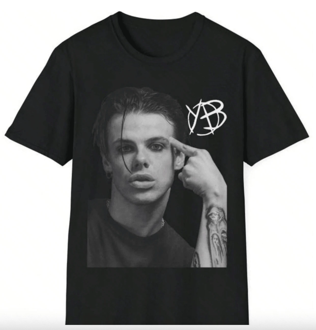 Yungblud & Zombie Uni T-Shirt, Sweater, Hoodie, Youthshirt, K Band Graphic Tee, Uni Concert - màu đen - Xem 1