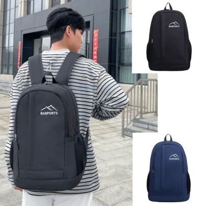 Men's Classic Backpack, Multi-Functional Nylon Backpack, Large Capacity Shoulder Bag, Large Capacity Laptop Bag Suitable For Storing Files And Office Supplies, Business Commuter Bag, Lightweight Shoulder Bag, Multi-Pocket Travel Bag, Convenient Luggage Storage Bag