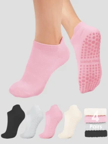 Short 4P Off-white + Black + Gray + Pink