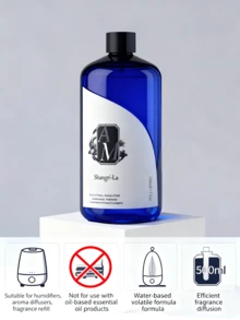500毫升香薰精油，水溶性补充液，缓解疲劳，清新空气，适用于家庭和办公室。 - 500ml - 查看 8