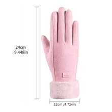 Women's Lined Thermal Touch Screen Gloves For Winter And Cold Weather - 黑色 - 查看 7