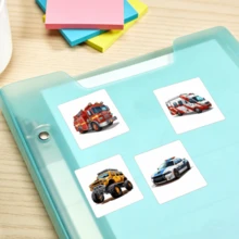 Car Party Stickers -500 Cute Car Stickers For Birthday Party Supplies, Gift Bags, Gift Packaging, And Small Business Packaging In One Roll - CX-16 (500pcs) - View 9