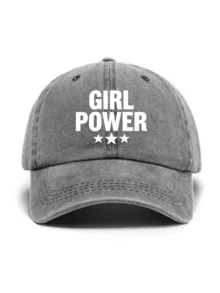 Vintage Washed Adjustable Cap, Unisex, All-Season Spring Summer Autumn Winter, Suitable For Valentine's Day, Wedding, Christmas, Father's Day, Outdoor Sports, Travel, Sun Protection, Gifts For Men And Women, Customizable Trucker Cap, Available In Black, Pink, Purple, Yellow And More Colors, Casual Headwear - GIRL - View 14