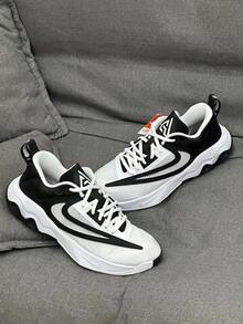 Nike Giannis Immortality 3運動實戰 低筒 籃球鞋 男款 黑白色 - 黑與白 - 查看 8