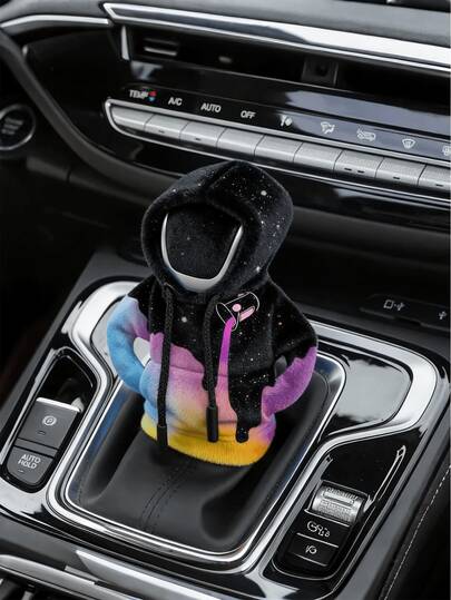 Festive Hoodie For Car Shift Knobs - Suitable For Manual And Automatic Shift Knobs On Cars, Trucks, SUVs, RVs, Off-Road Vehicles, Etc. - Made Of Polyester Fabric