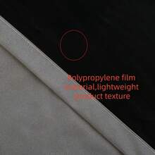 1片装豪华双层刺绣遮光窗帘，黑色底，饰以3D立体花卉图案，成品窗帘，适用于客厅、卧室窗户。 - 彩色 - 查看 4