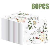 100/60/20 chiếc khăn giấy in hình dùng một lần kích thước 13 * 13 inch, giấy trang trí tiệc, sinh nhật, tiệc cưới, họp mặt gia đình, trang trí nhà hàng, v.v. - Xem 5