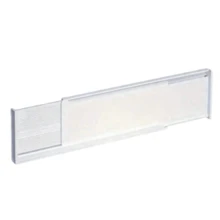 Organizador ajustable de plástico para cajones de cocina, apto para cosméticos, ropa, dormitorio, baño, refrigerador y almacenamiento de oficina, altura de 3,35 pulgadas, con tiras adhesivas reutilizables - Multicolor - Ver 9