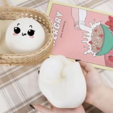 1个日式慢回弹塑料蒸包，可以帮助学生在课堂上缓解压力和情绪。 - 彩色 - 查看 5