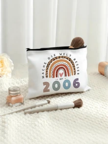 40th Birthday Gifts For Women, 40th Birthday Gifts Makeup Bag, 40th Birthday Funny Gift Cosmetic Bags, 40th Birthday Gift Ideas Makeup Bag(Only Bag) - Multicolor - View 5