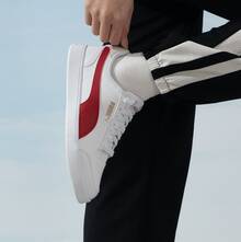 Giày thể thao cổ thấp PUMA Shuffle Comfort, unisex, màu đỏ và trắng. - Trắng Đỏ - Xem 2