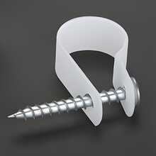 4毫米白色黑色尼龙塑料R型加厚电缆夹紧固件,专业级塑料扎带电线固定扣,重型线缆管理夹整理器,适用于家庭办公室、卧室、客厅、厨房、车库、工作室的收纳方案,耐用背胶电缆固定带扎带固定夹,可重复使用的电线配件整理用品,可调节环形扎带电缆管理系统 - 彩色 - 查看 5