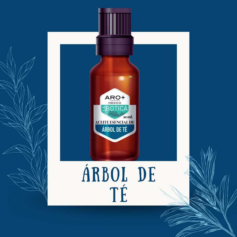 ARO+ MEXICO Aceites Esenciales Básicos para el Hogar Naturales Puros – Aromaterapia, Difusor, Masajes y Relajación 20ml - Árbol de Té - Ver 1