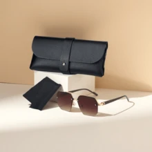 1 chiếc kính gọng nửa phẳng cao cấp mới năm 2025, thời trang, đa năng, phù hợp cho lái xe, câu cá ngoài trời, thể thao, đi biển và sử dụng hàng ngày. - Nhiều màu - Xem 17