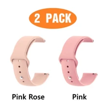 2 Packs 20MM 22MM Silicone Strap Universal Strap Smart Watch And Other Watch Straps Bracelets Universal Watch Straps 22mm 20mm Quick Release Silicone Band Soft Rubber Wristband For Hua Wei Sam SungXiao MiAmazfit Smartwatch - Multicolor - View 17