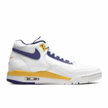 Giày bóng rổ nam Nike Flight 89 Legacy Series, ôm chân chắc chắn, đệm êm ái, mã sản phẩm BQ4212-102 - xanh dương, trắng, vàng - Xem 3