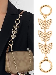 1 chiếc dây nối dài hình bướm bằng hợp kim kẽm, phụ kiện trang trí dây đeo vai cho nữ/bé gái, dây thay thế cho túi xách, hoàn hảo cho quà tặng Giáng sinh, Ngày Valentine, Ngày của Mẹ, Lễ Phục sinh, quà tặng mùa xuân, phụ kiện túi xách dễ thương cho kỳ nghỉ. - Nhiều màu - Xem 1