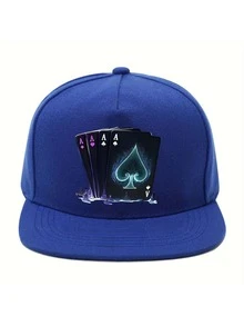1 bộ 4 mũ lưỡi trai hip-hop in hình unisex, mũ bóng chày snapback thể thao ngoài trời thời trang đường phố có thể điều chỉnh - Nhiều màu - Xem 9