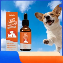 Pet Ear Care Solution, Gentle Formula Cleans Ear Canal, Maintains Ear Freshness Daily Care - Multicolor - View 1