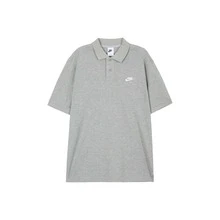 Nike Club Men's Short-Sleeve Polo Shirt With Printed Logo, Grey - Grey - View 13