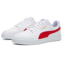 Giày thể thao cổ thấp PUMA Shuffle Comfort, unisex, màu đỏ và trắng. - Trắng Đỏ - Xem 5