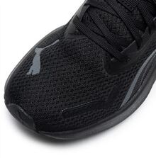 PUMA彪馬 Pounce Lite 舒適 低筒 跑步鞋 男女同款 黑色 - 黑色 - 查看 6