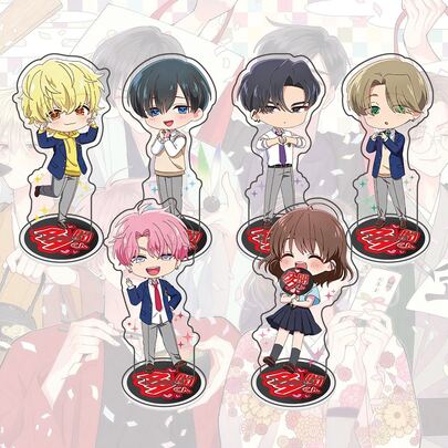 Tamon's Acrylic Stand, Where Is Tamon-Kun Now? Mini Figure, New Tamon & Utage Illustration, Anime Desktop Decor
