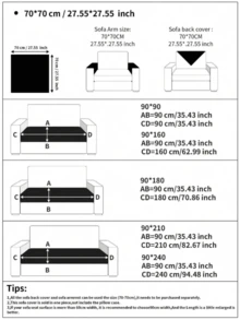 1pc Chenille Breathable Sofa Cushion, Luxury Minimalist Sofa Cover, Dust-Proof Anti-Slip Anti-Scratch, Protect Sofa, Fade-Resistant, Suitable For Bedroom Living Room Study, All Seasons - Black - View 12