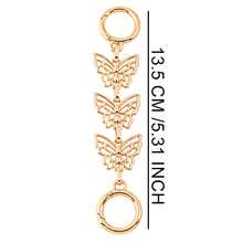 1 chiếc dây nối dài hình bướm bằng hợp kim kẽm, phụ kiện trang trí dây đeo vai cho nữ/bé gái, dây thay thế cho túi xách, hoàn hảo cho quà tặng Giáng sinh, Ngày Valentine, Ngày của Mẹ, Lễ Phục sinh, quà tặng mùa xuân, phụ kiện túi xách dễ thương cho kỳ nghỉ. - Nhiều màu - Xem 6